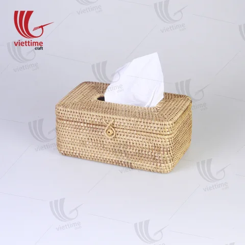 Rattan Tissue Napkin Box