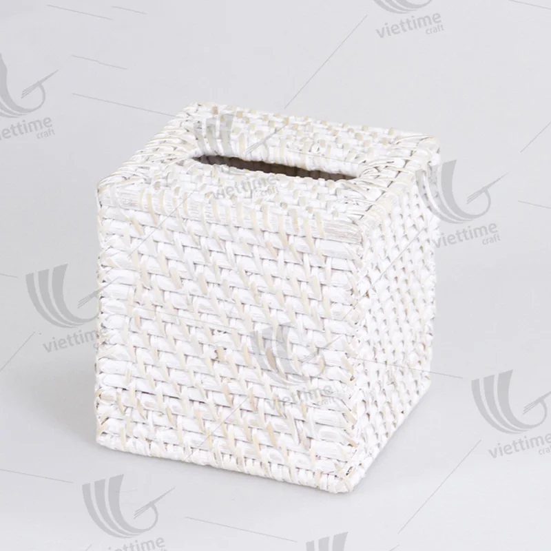 Rattan Tissue Napkin Box