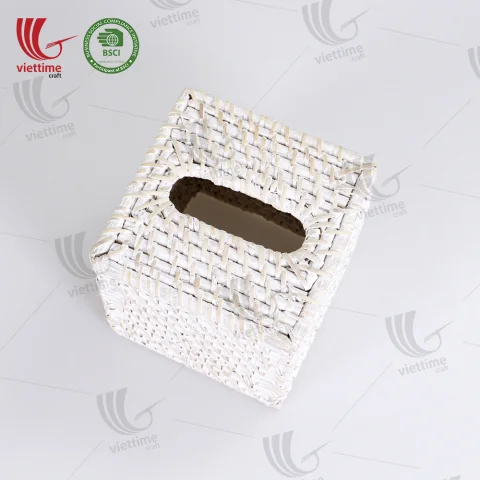 Rattan Tissue Napkin Box