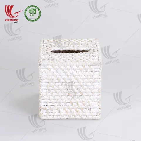 Rattan Tissue Napkin Box