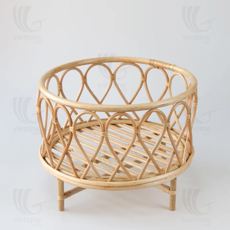 Rattan Doll Cradle