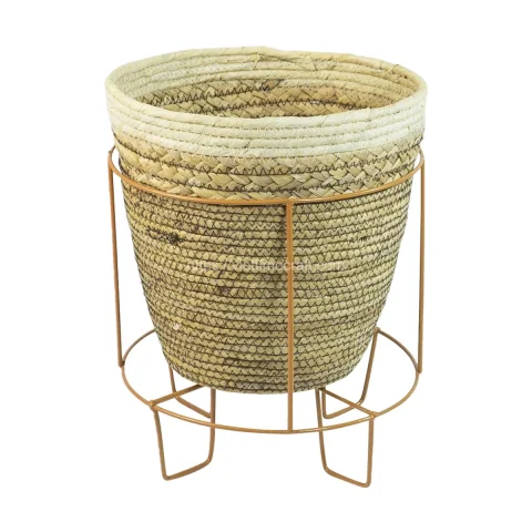 Water Hyacinth Planter/Storage Basket/ Flower Pot Wholesale – B00417