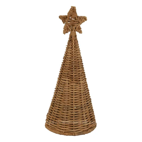 Rattan Export Sustainable Rattan Christmas Tree Holiday Touch Home Decoration Wholesale - REX-M00911