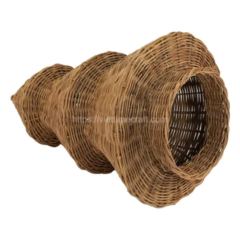 Natural Rattan Christmas Tree Tabletop Home Decoration