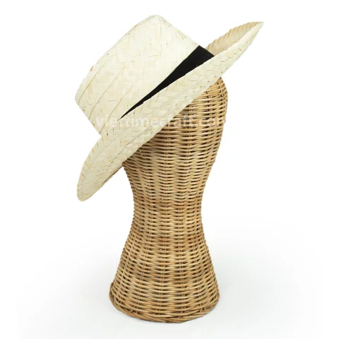 Rattan Mannequin Head – Eco-Friendly Display Stand for Hats, Wigs & Accessories