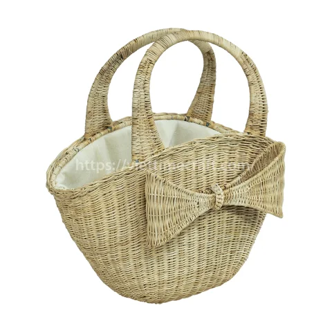 Eco-Friendly Handmade Rattan Summer Tote Bag from Vietnam Handicraft