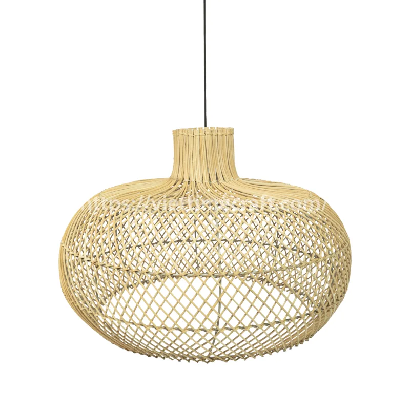 Natural Handwoven Rattan Lampshade, Pendant Light for Wholesale Buyers