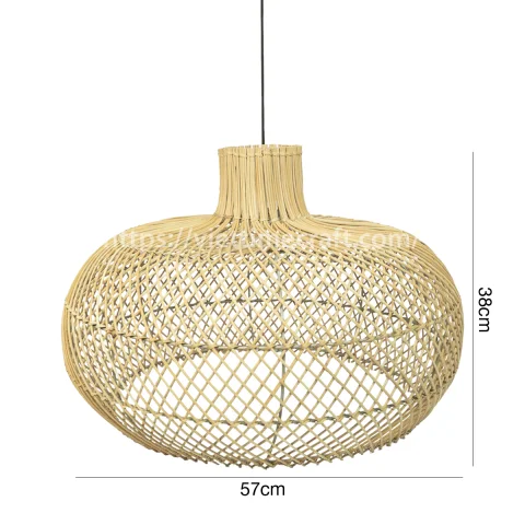 Natural Handwoven Rattan Lampshade, Pendant Light for Wholesale Buyers