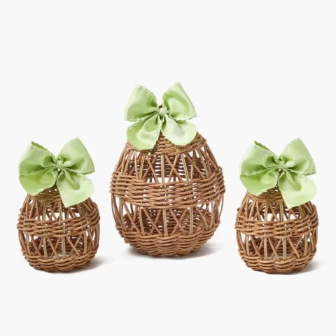 Natural Rattan Easter Eggs Wholesale