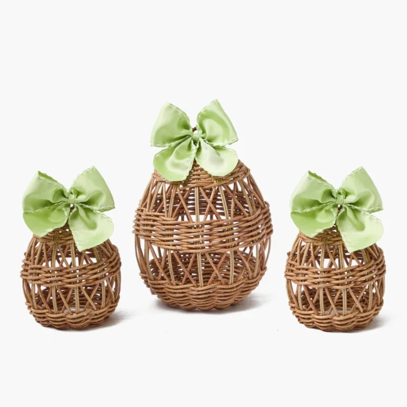 Natural Rattan Easter Eggs Wholesale