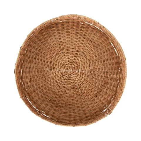 Hot Selling Wavley Round Rattan Serving Tray