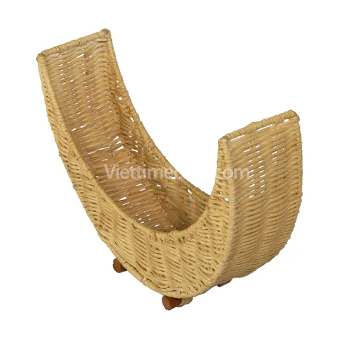 Wholesale Crescent Moon Shape Rattan Ramadan Tray