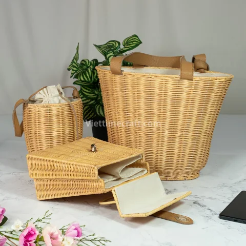 Wholesale Rattan Carry Basket, Hand Bag
