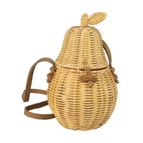 Rattan Export bonito ratán mochila Pear forma - REX-M0867