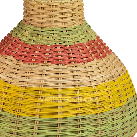 Garish Rattan Lampshade Pendant Light