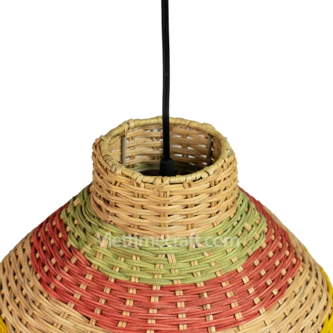 Garish Rattan Lampshade Pendant Light