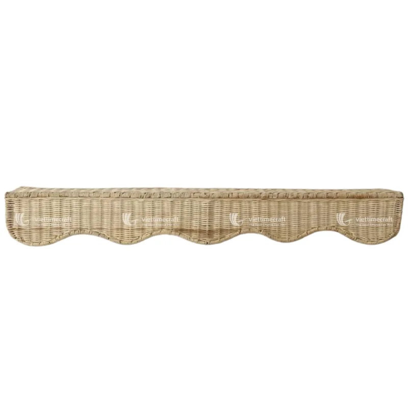 Rattan Window Pelmet, Natural Valance