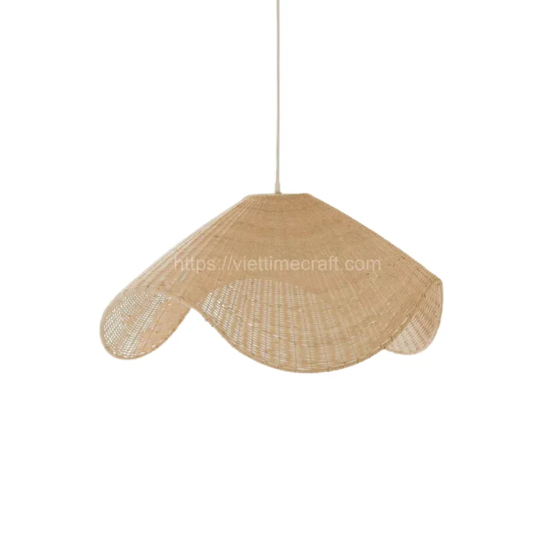 Elegant Rattan Lampshade Pendant Light