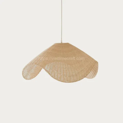 Elegant Rattan Lampshade Pendant Light