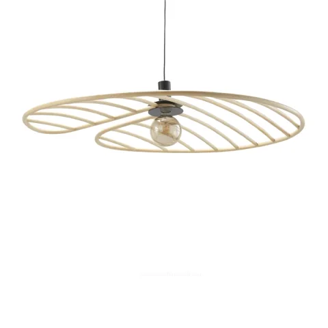 Natural Rattan Lampshade, Pendant Light