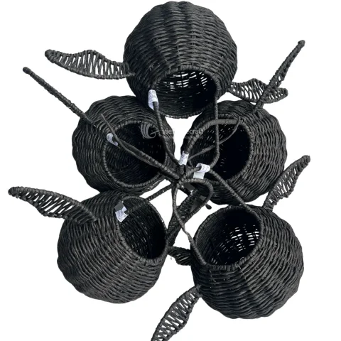 Spider Shape Water Hyacinth Basket for Halloween – B00436