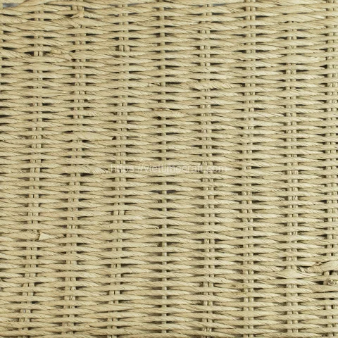 Rectangle Straw Serving Tray Vietnam With Leather Handle Wholesale – GI00017