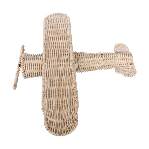 Aeroplane Shaped Rattan Toy Vietnam Factory