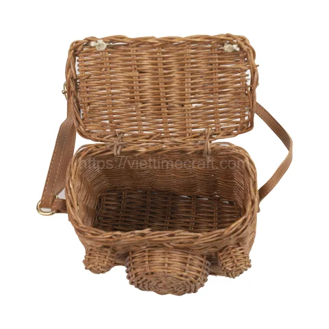 Handmade Wicker Rattan Camera Bag Vietnam Wholesale