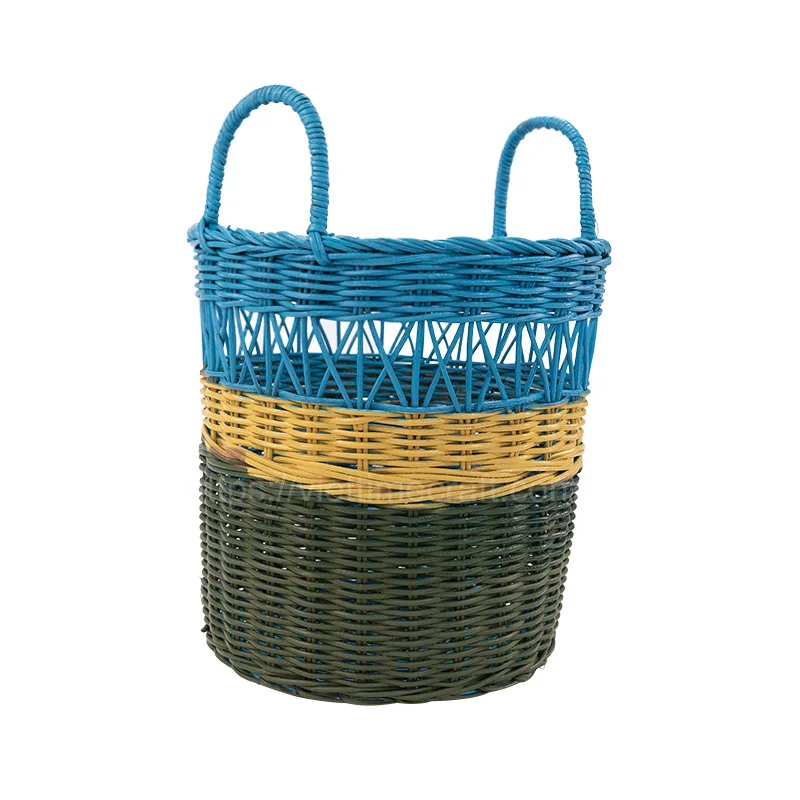 Colorful Rattan Basket Vietnam Wholesale