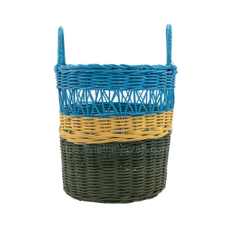 Colorful Rattan Basket Vietnam Wholesale