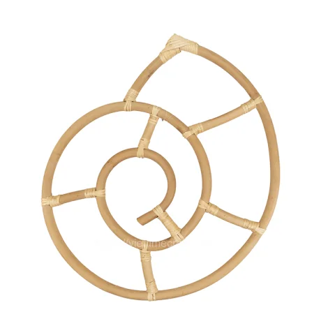 Snail Rattan Wall Hanging Decor