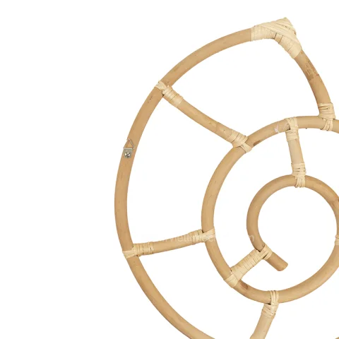 Snail Rattan Wall Hanging Decor
