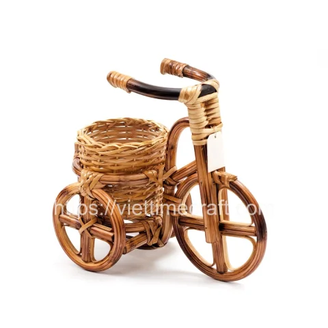 Rattan Bike Planter/ Flower Pot Vietnam Wholesale