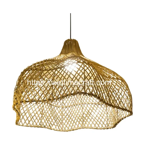Rattan Export Kunst Beleuchtung modern Rattan Lampenschirm Großhandel - REX-M0933
