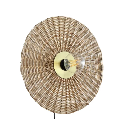 Rattan Export Tự nhiên mây tường đèn tường bán sỉ - REX-M0947