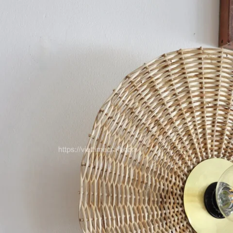 Natural Rattan Wall Sconce Wholesale