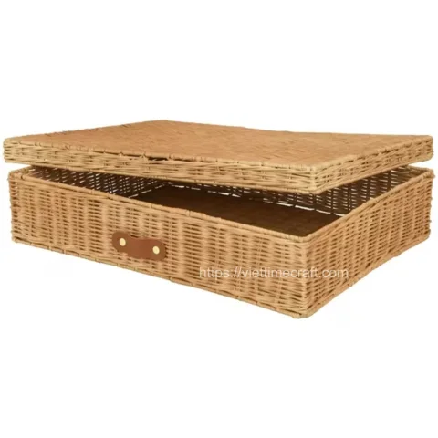 Wholesale Rattan Desk Organiser – Set of 5 – M0941