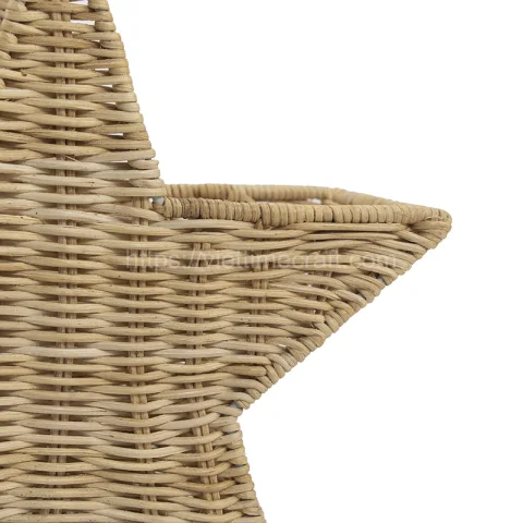 New Design Star Shape Rattan Basket with Handle Vietnam Wholesale – M0953