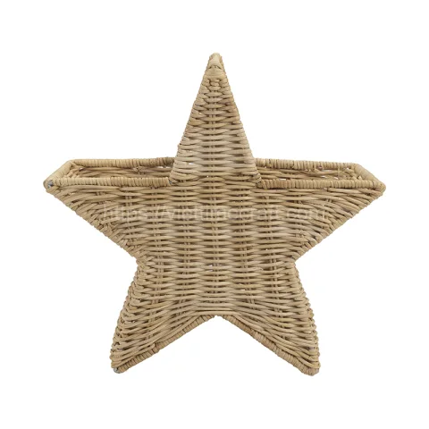 New Design Star Shape Rattan Basket with Handle Vietnam Wholesale – M0953