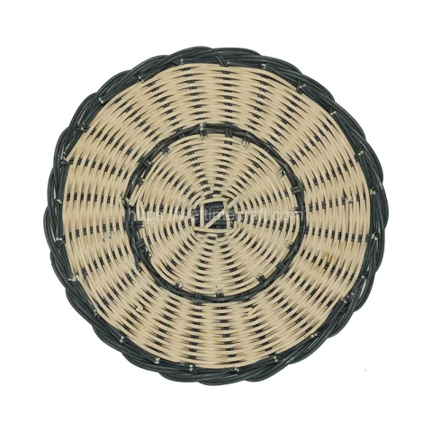 Set of 2 Round Rattan Placemat