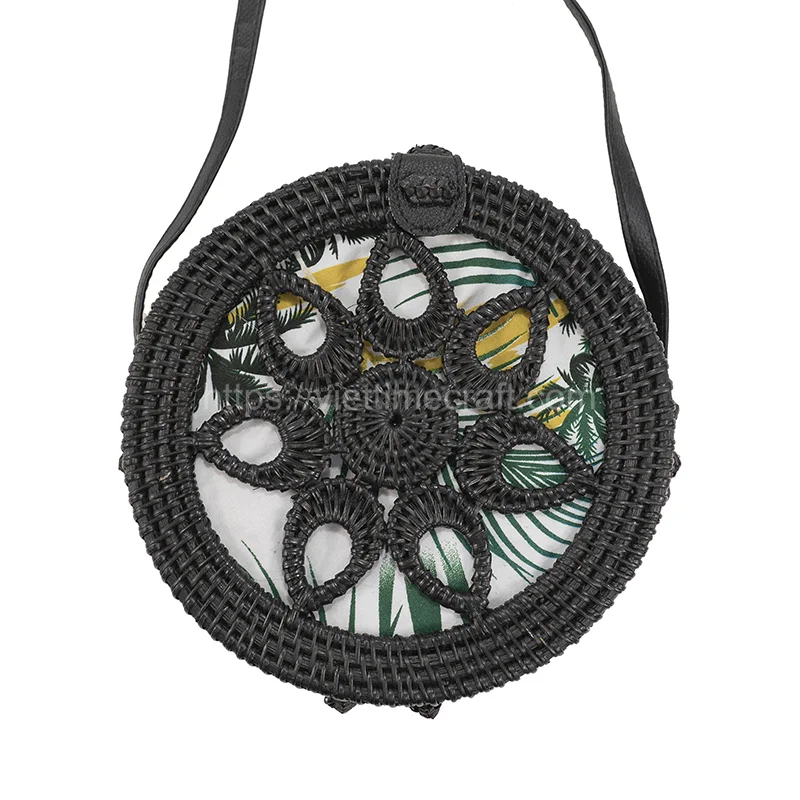Black Rattan Bag Wholesale