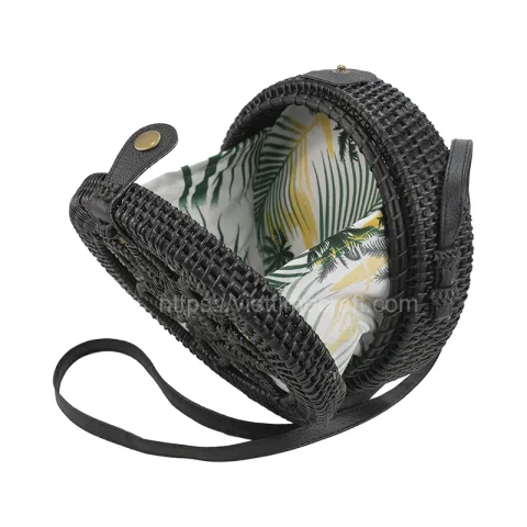 Black Rattan Bag Wholesale