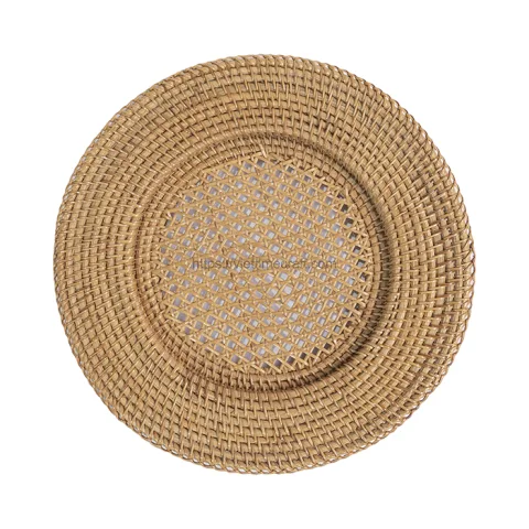 Rattan Export Naturale rotondo rattan sottopiatto - REX-M0964-1