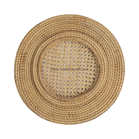 Natural Round Rattan Charger – M0964