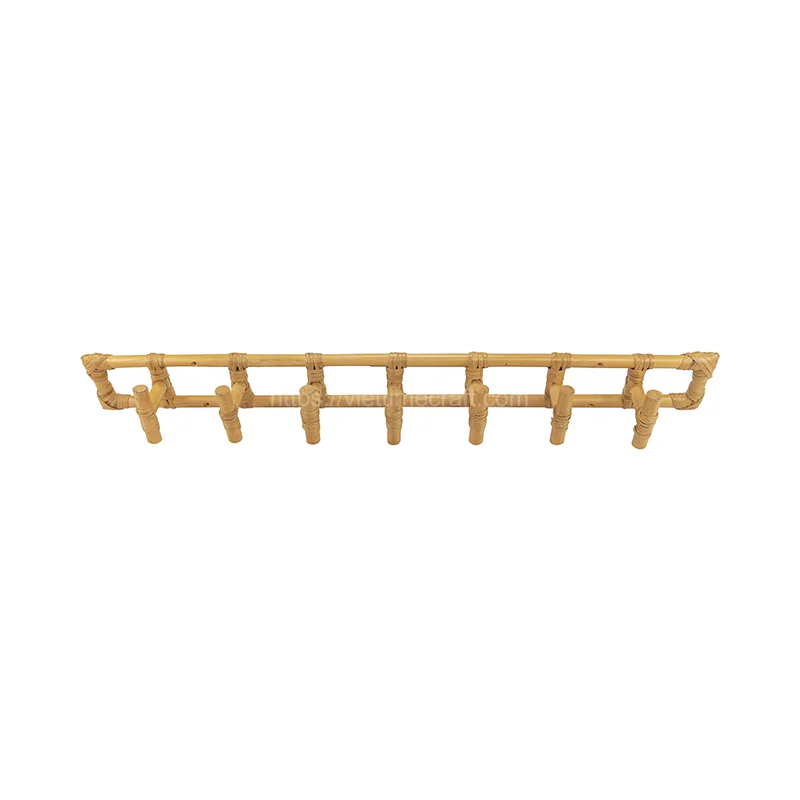 Rattan Wall Hooks Rack