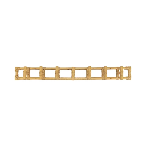 Rattan Wall Hooks Rack