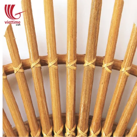 Remarkable Sun Shaped Rattan Mirror
