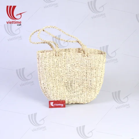 Rattan Export Model handgefertigt Palmblatt Handtasche - REX-MK0007