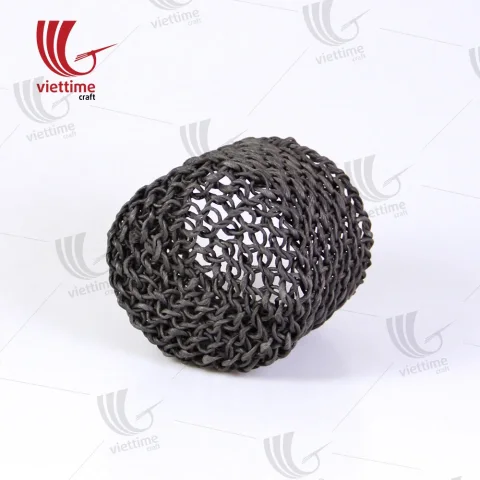 Unique Black Paper Storage Basket