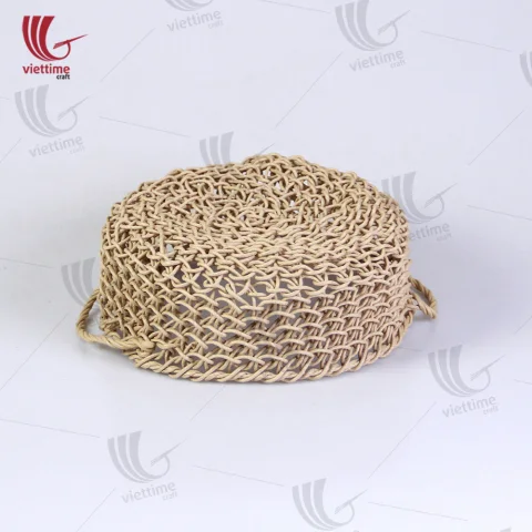 Paper Basket With Handle Set Of 3